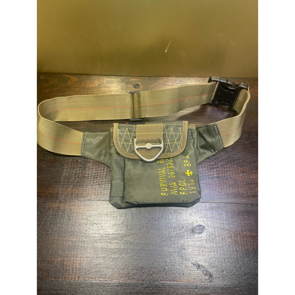 Boys Scouts BSA Tactical Fanny Pack Waist Bag Green Survival Gear Pouch Belt‎